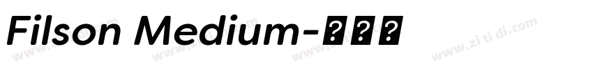 Filson Medium字体转换